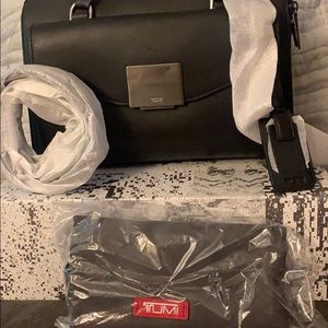 tumi aria satchel